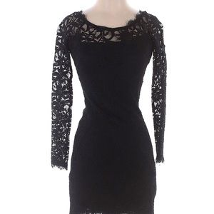 Jump Apparel Like New Size 7/8 Lace Dress Mini Long Lace Sleeves